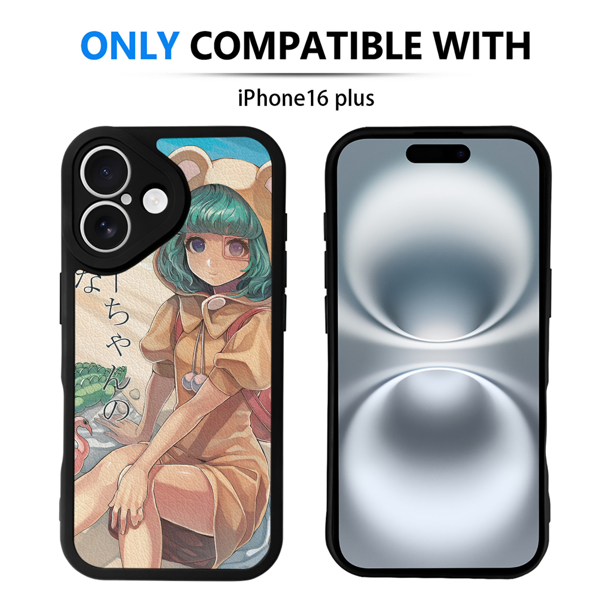（画像用） ワンピース ONE PIECE 【iPhone 16シリーズ対応】シリコンスマホケース（レザー調） 材質：シリコン